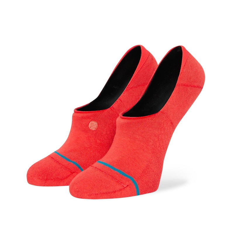 Stance Womens Icon No Show Sock Coral S :: Men 3-5.5 / Women 5-7.5