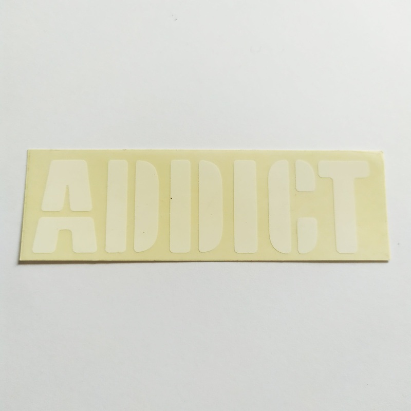 Addict Skateboard Sticker