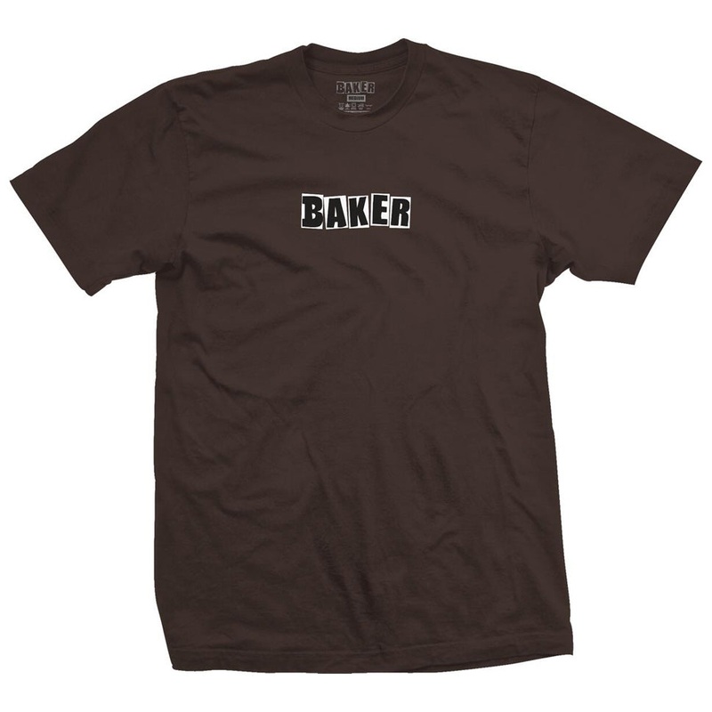 Baker Brand Logo Brown T Shirt Brown Small