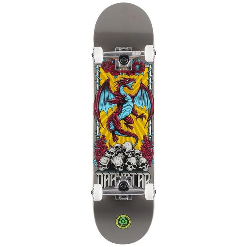 Darkstar Levitate Charcoal First Push Softwheel 8.0″ Skateboard Complete
