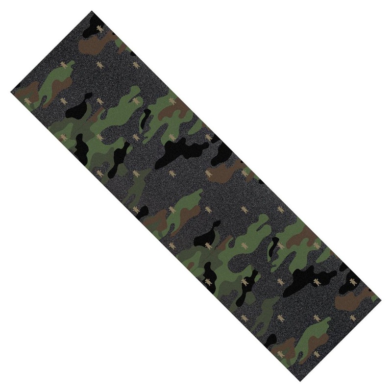 Grizzly Mini Bear Camo Cut Out Green Griptape Green 9×33