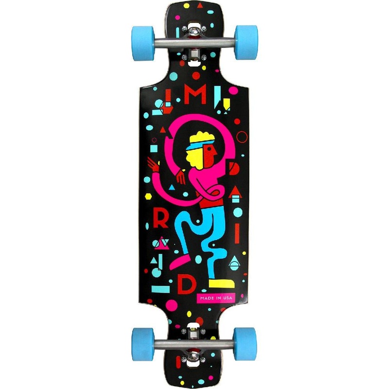 Madrid Riot 34.25″ Workout Drop Through Longboard Complete