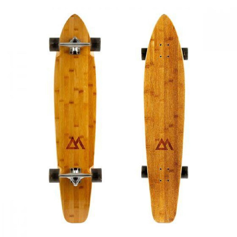 Magneto 44 Inch Kicktail Longboard – Black Wheels Complete