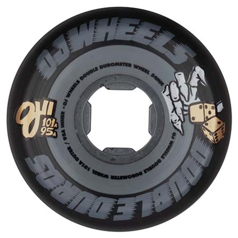 OJ 3 Double Duro Mini Combo 101a/95a Wheels White 53mm