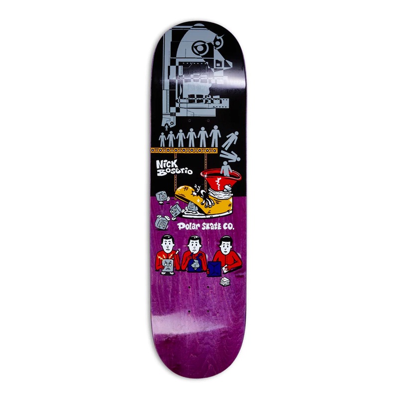 Polar – 8.5″ – Nick Boserio – The Machine Deck – Purple Stain