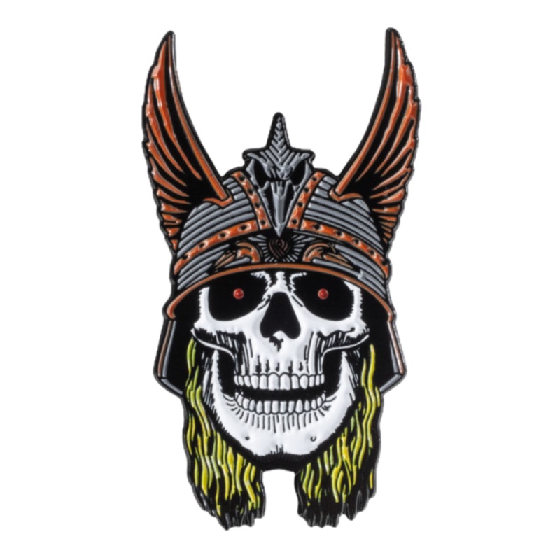 Powell Peralta Andy Anderson Skull Lapel Pin OS