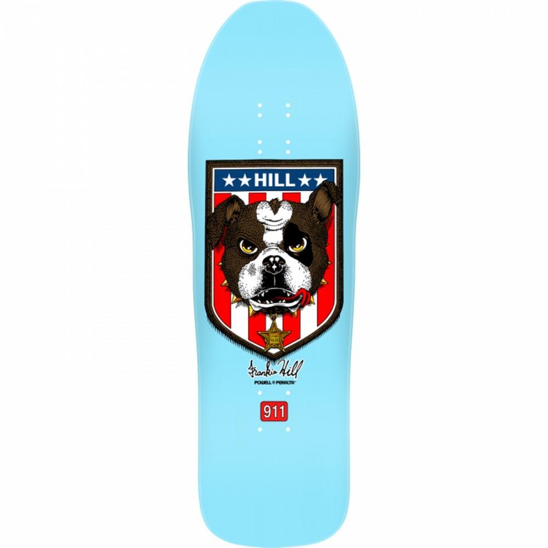 Powell Peralta Hill Bulldog 31.5″ Blue Skateboard Deck