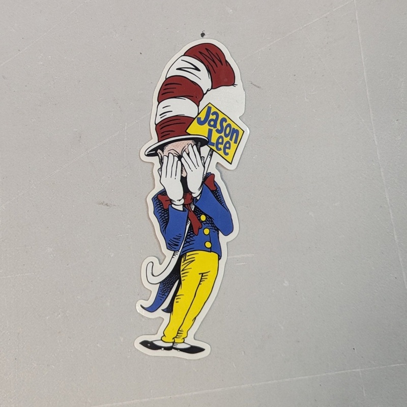 Prime x Jason Lee “Cat In The Hat” LTD 5″ Skateboard Sticker
