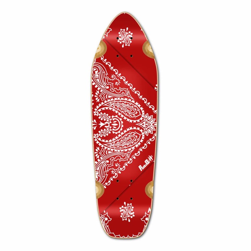 Punked Mini Cruiser Deck – Bandana Red Deck