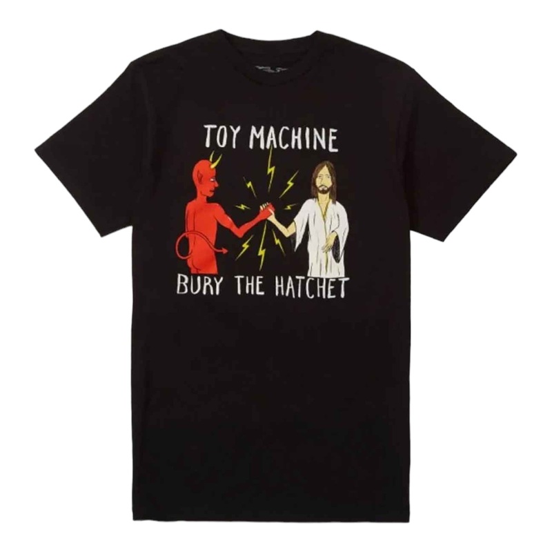Toy Machine Bury The Hatchet T Shirt Black S Black