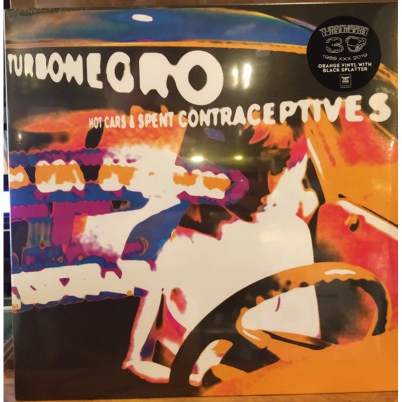 Turbonegro  Hot Cars & Spent Contraceptives Orange W/ Black Splatter Vinyl LP Record