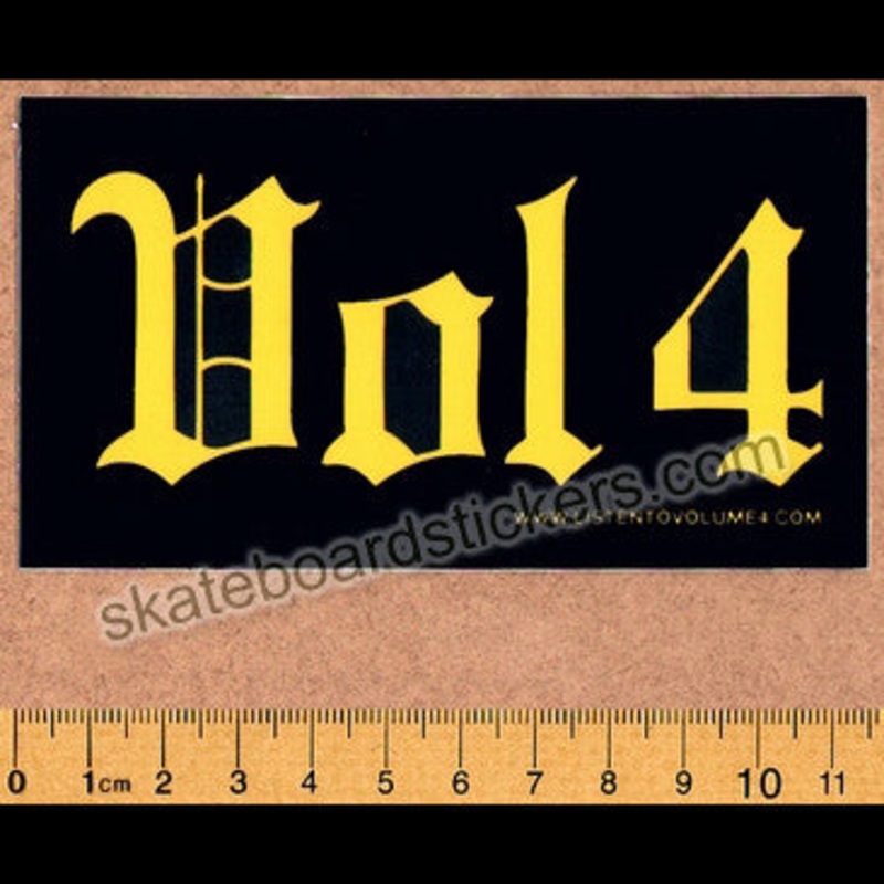 Volume 4 / Vol 4 – Old E Skateboard Sticker