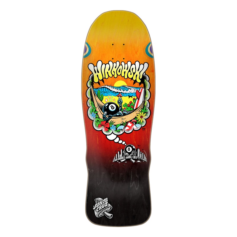 10.35in Winkowski 8Ballr Day Dream Santa Cruz Skateboard Deck No Color 10.35in x 30.54in