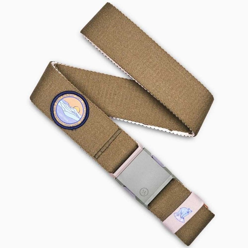 Arcade Great Smoky Mountain Standard Stretch Belt Crocodile/Oat