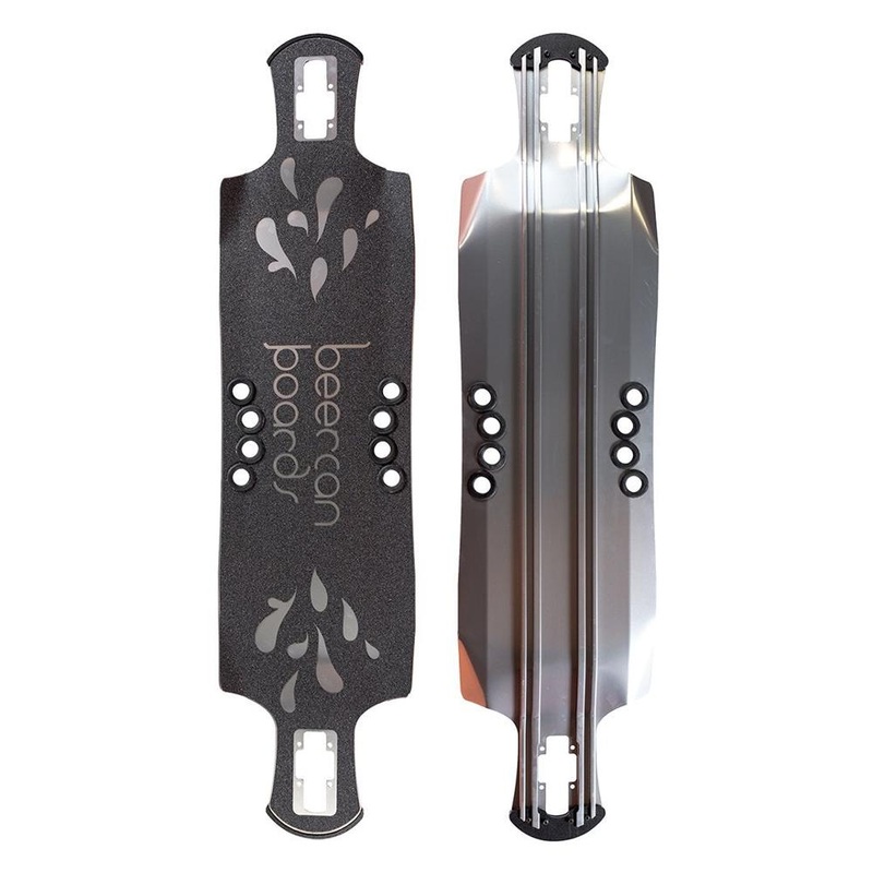 Beercan Chrome 42″ Oat Soda Drop Through Longboard Deck Deck
