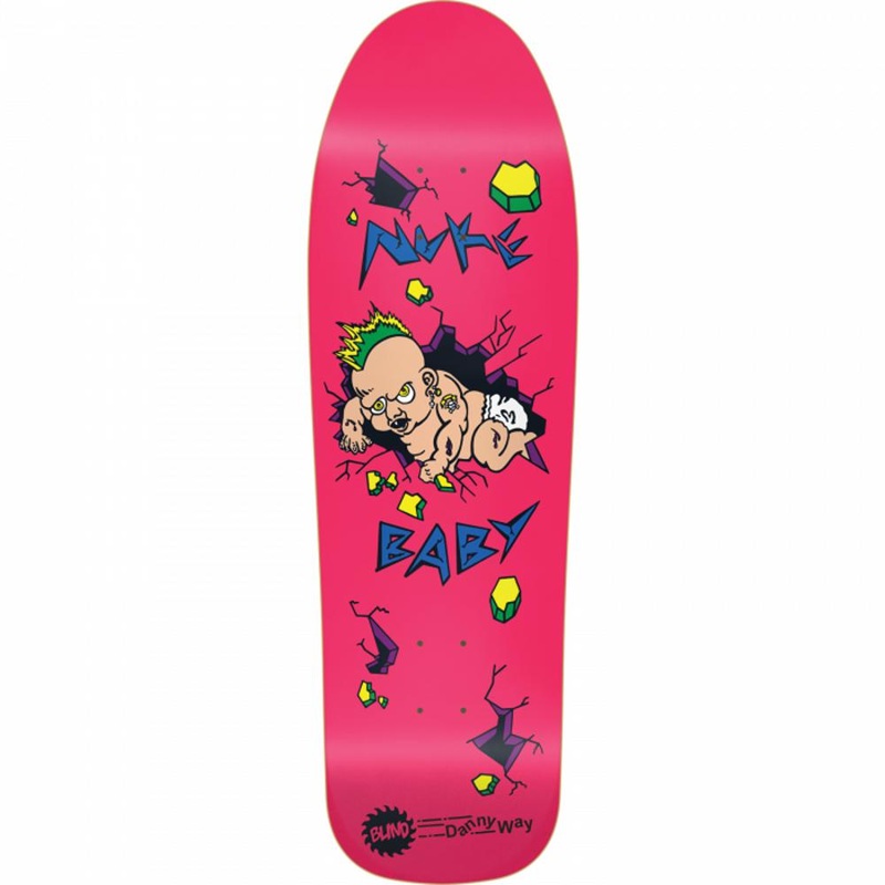 Blind Way Nuke Baby 9.7″ Pink Skateboard Deck