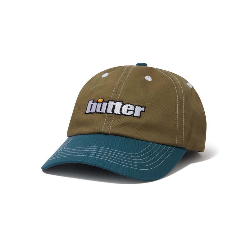 Butter Goods Ace 6 Panel Cap Canteen/Teal