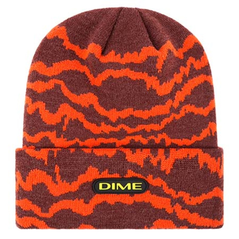 Dime Ohyeahhh Beanie Orange One size fits all