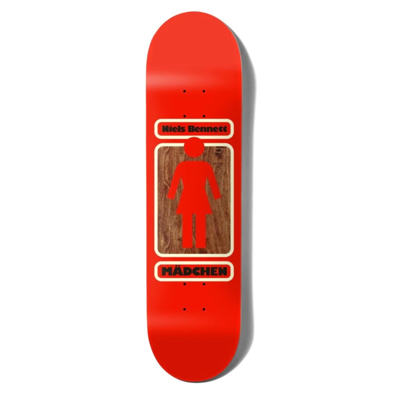Girl Skateboards Niels Bennett Madchen Deck 8.125 in 8.125 X 31.625 in