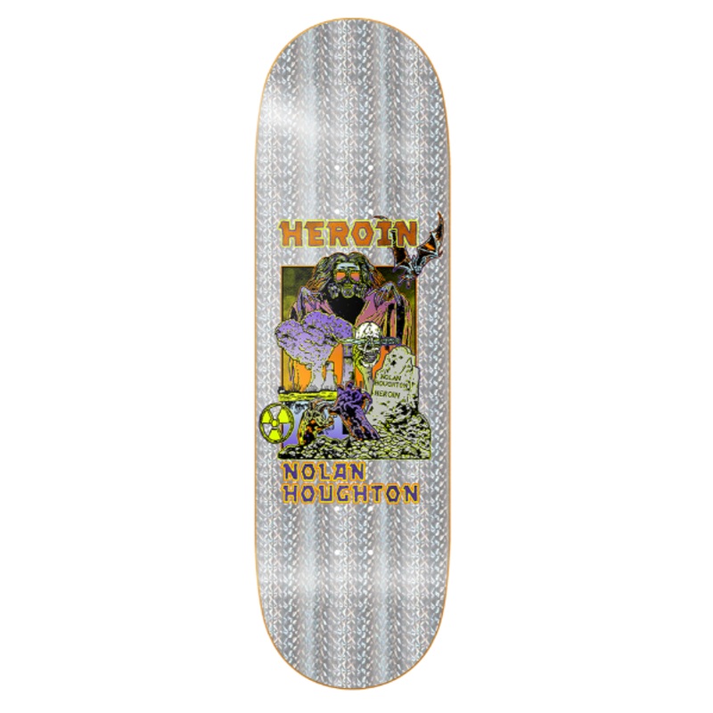 Heroin Nolan Houghton Hellscape Skateboard Deck 9.5″ Deck only 9.5