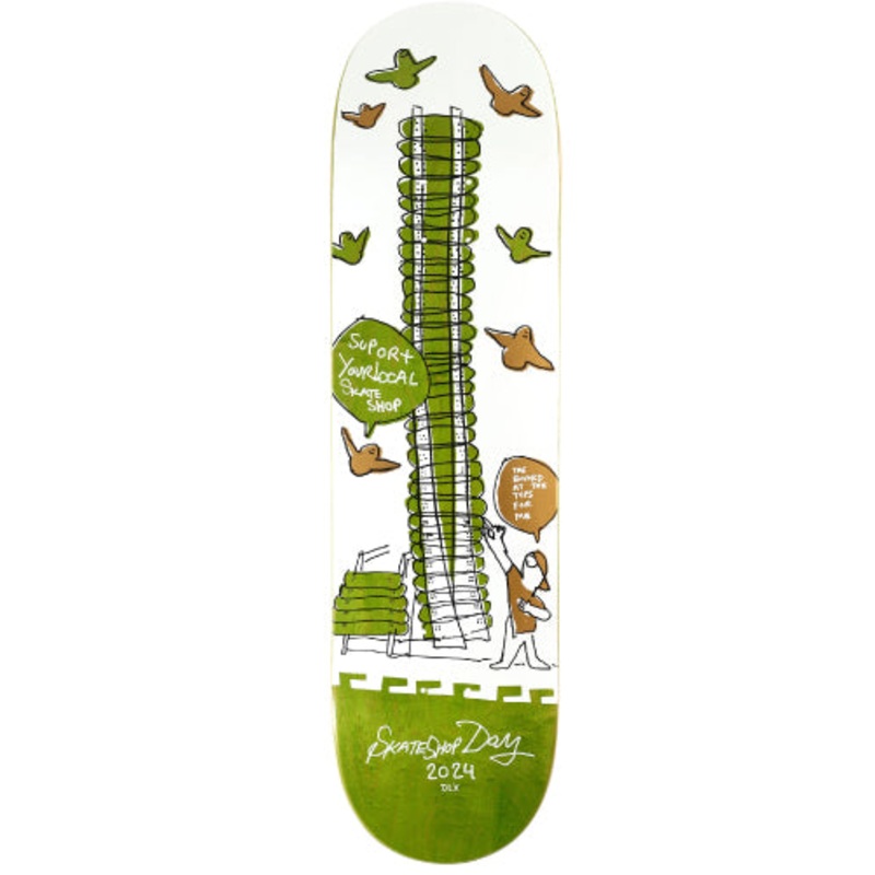 Krooked DLX SSD Shop Keeper Skateboard Deck 8.5″ 8.5″ Purple Veneer