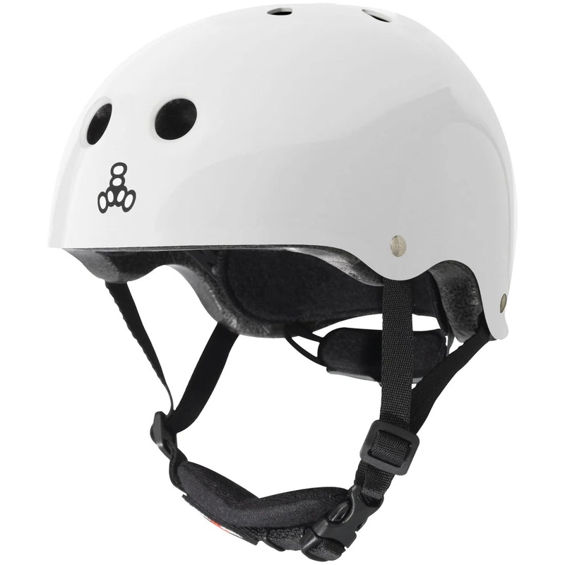 Lil 8 Kids Helmet – White Glossy
