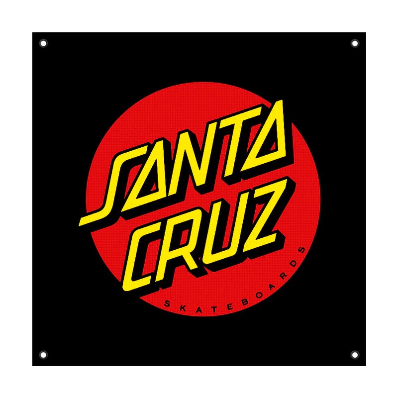 Santa Cruz Classic Dot Banner 36 in x 36 Black OS
