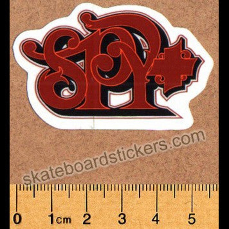 Spy Optic Sunglasses Skateboard Sticker – small brown