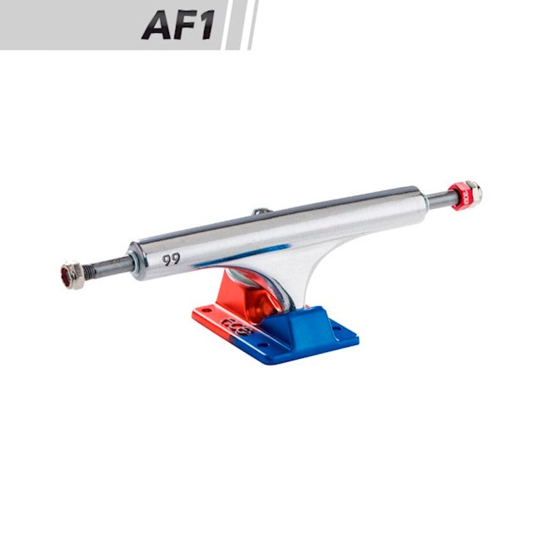 ACE AF1 ANODIZED BLUE ORANGE / POLISHED SKATEBOARD TRUCKS 22 AF1 (7.75″)
