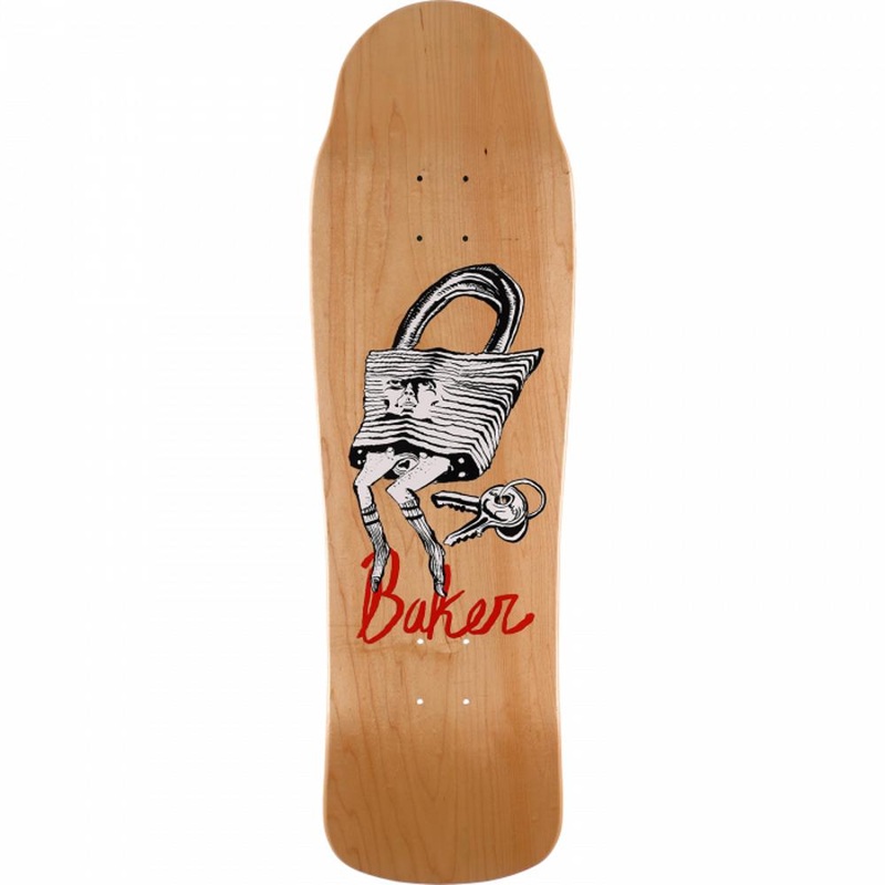 Baker Hawk Big Bodies Shaped 9.5″ Skateboard Deck Deck