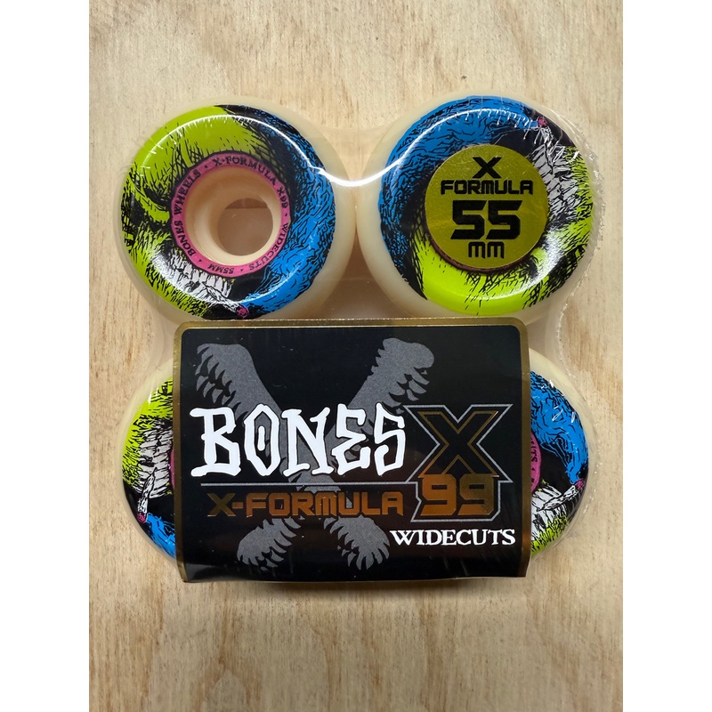BONES SMOKIN SKULL 55 V6 WIDECUT X-FORMULA 99A 4PK 55mm