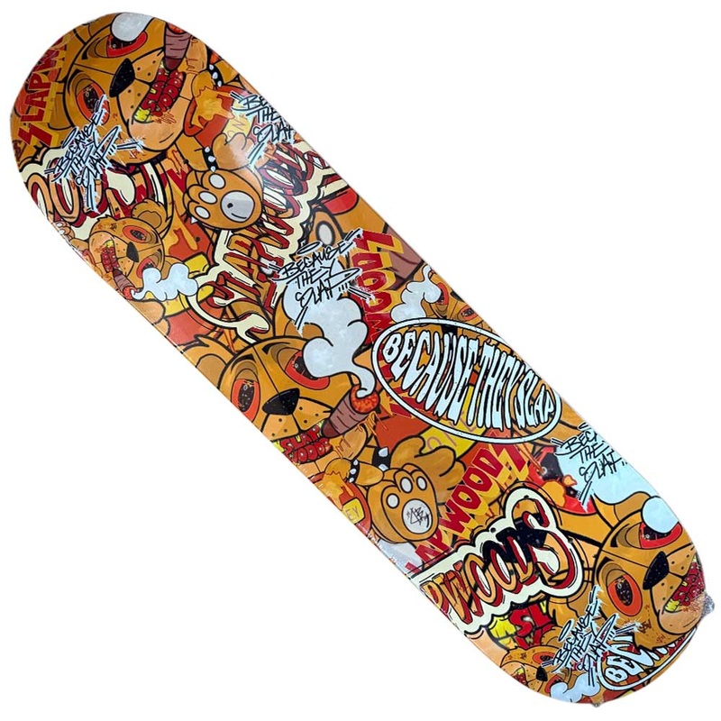 Collage Slapwoods Skateboard Deck 8×31.2
