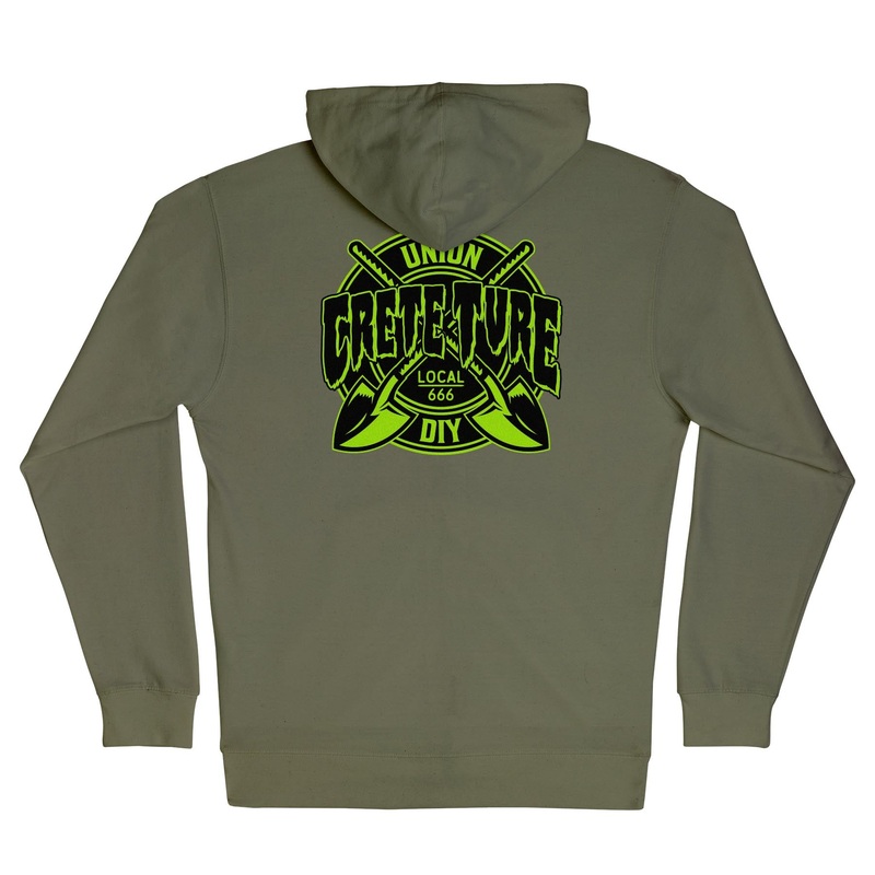 Creature Crete-Ture DIY Full Zip Hoodie Small Army
