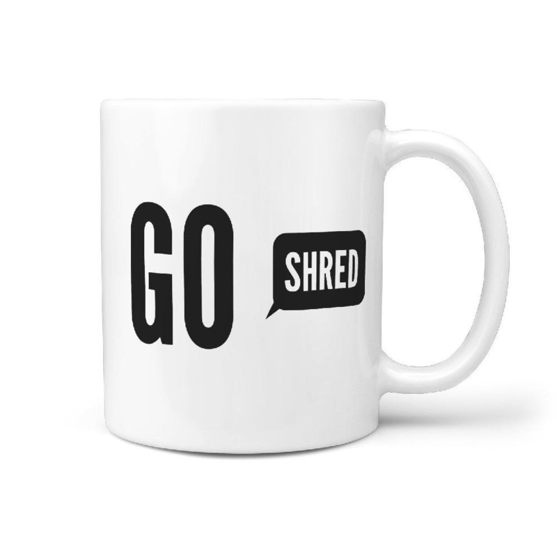 Go Shred Skateboarding Coffee Mug | Great gift idea for skaters