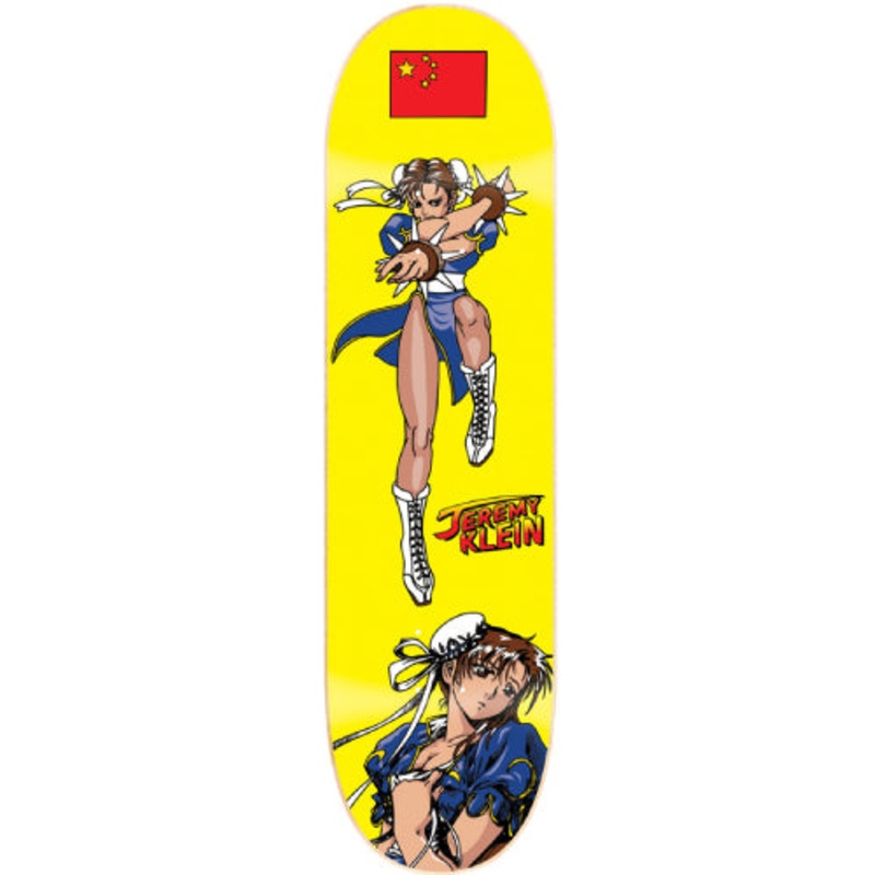 Hook-Ups Jeremy Klein Chun Li Skateboard Deck 8.25″ 8.25″
