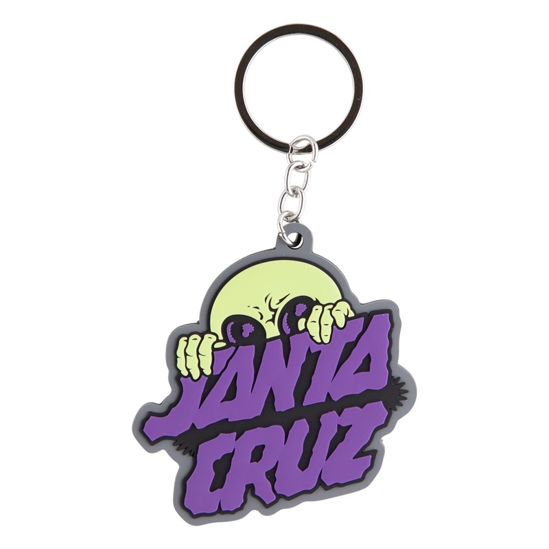 Knibbs Alien Stacked Strip Santa Cruz Key Chain Purple OS