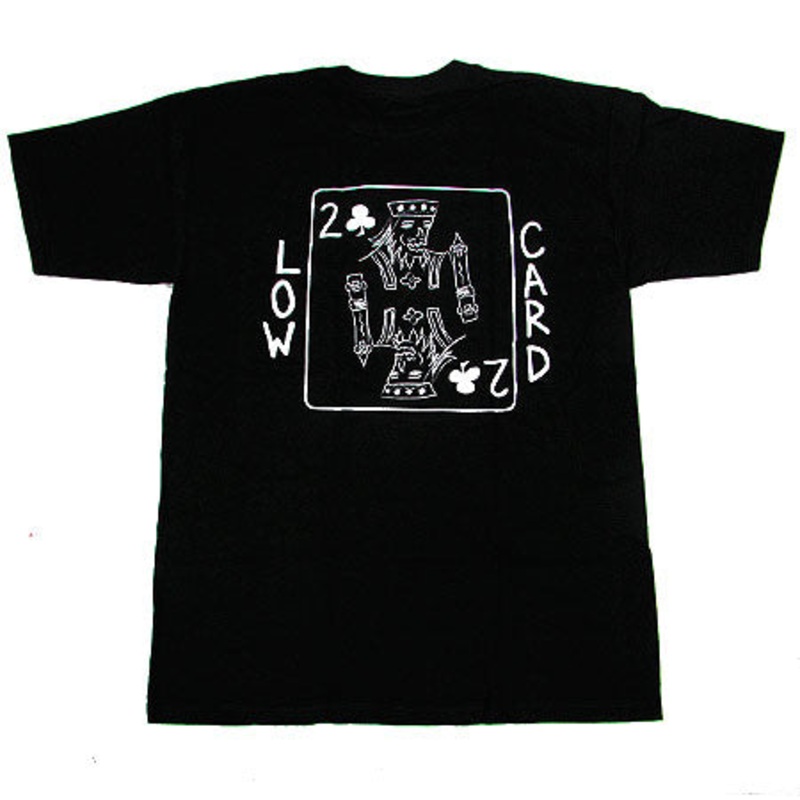 Lowcard Magazine King Card T Shirt Black Small