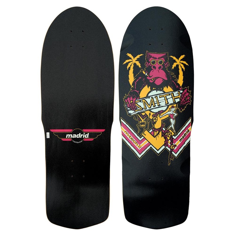 Madrid Retro Mike Smith | Metallic Limited Edition | 30.5″ Old School Longboard Deck