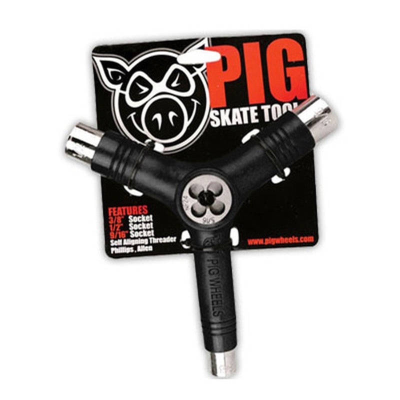 PIG SKATEBOARD TOOL OS Black