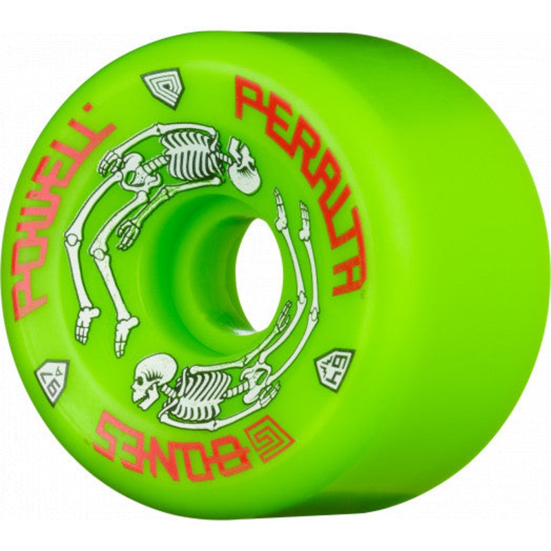 Powell Peralta G-Bones Wheels Lime Green 64MM 97A 64mm