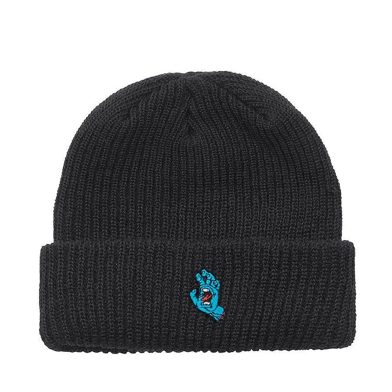 Santa Cruz Screaming Mini Hand Beanie – Black