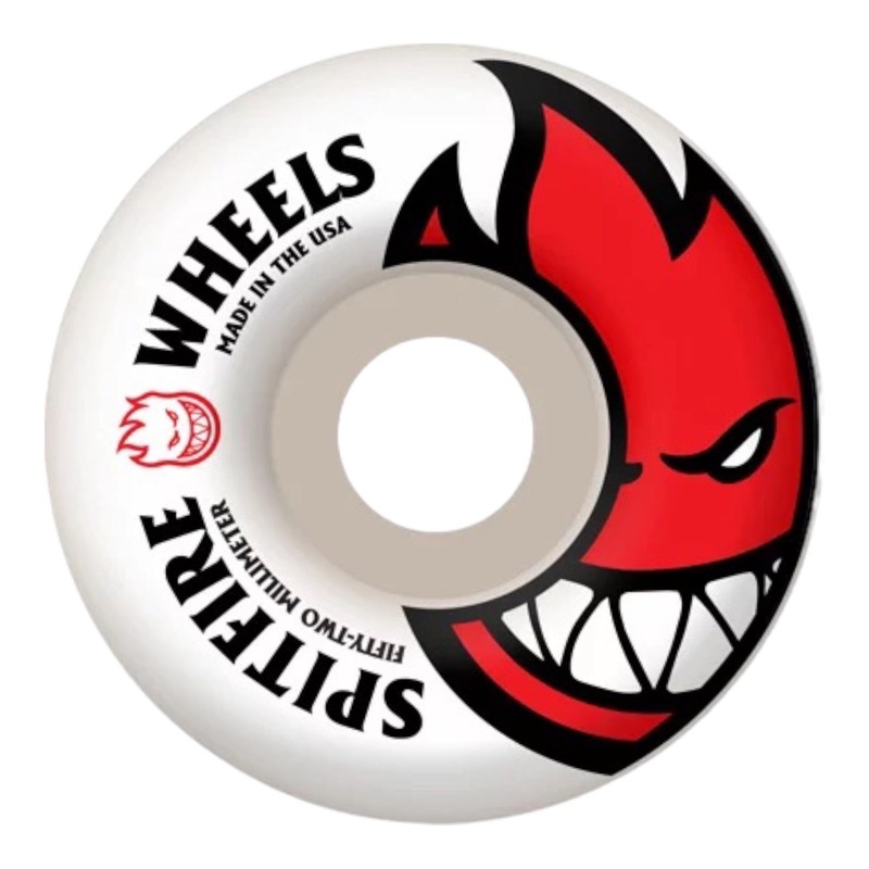 Spitfire Wheels Bighead Red Skateboard Wheels 51mm 99a 52mm