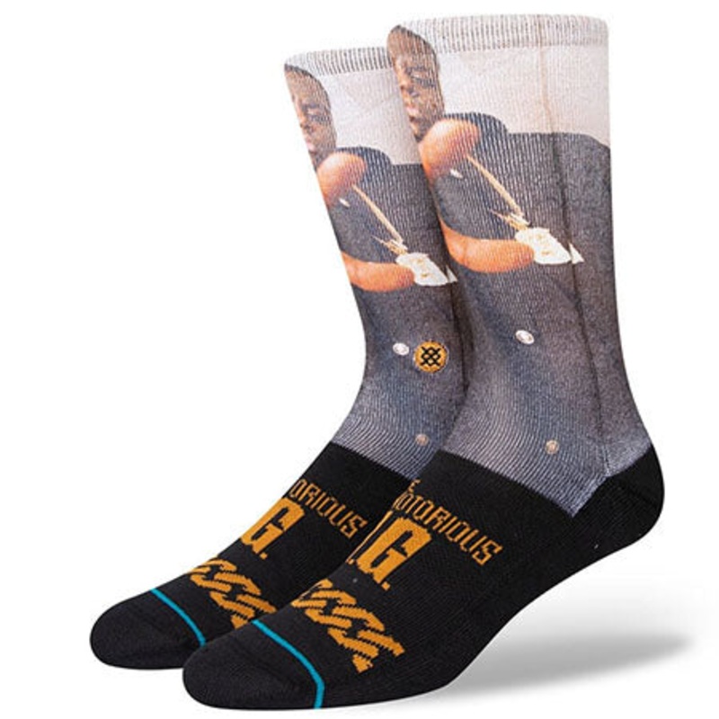 Stance King of NY Crew Socks Black Large