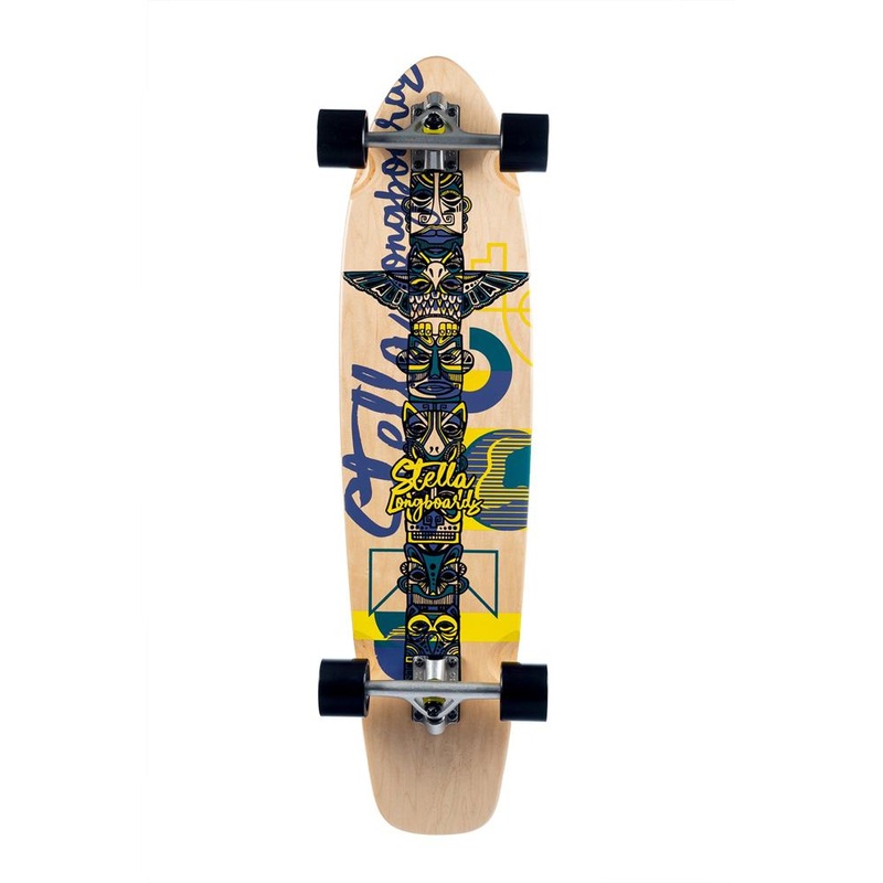 Stella Tropical Emblem 42 Kicktail  Longboard