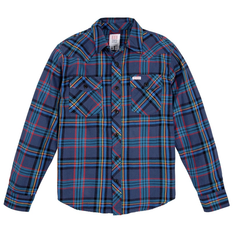 Topo Designs Mountain Shirt Plaid Blue/Multi M