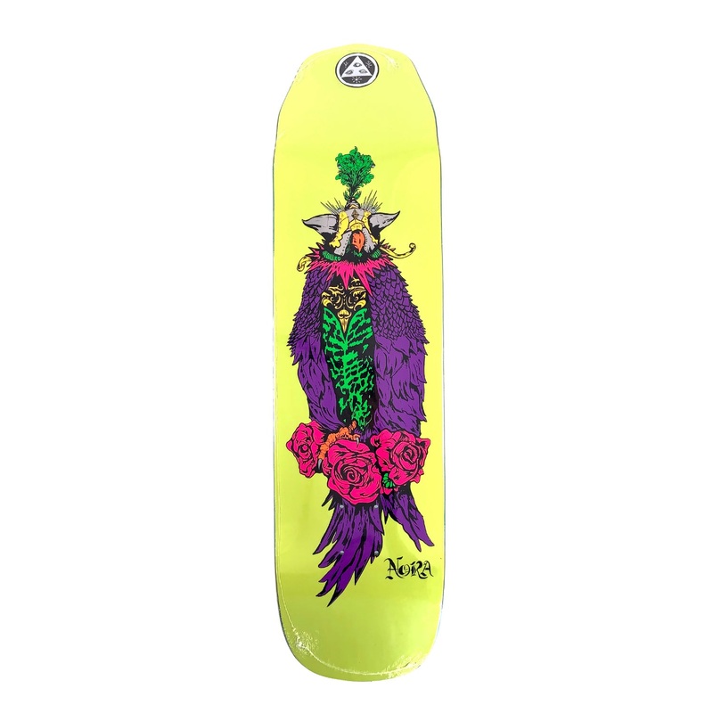 Welcome – 8.125″ – Nora Vasconcellos Peregrine on Wicked Princess – Neon Yellow