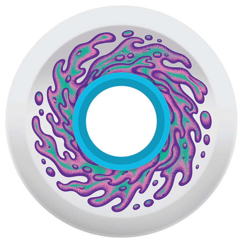 60mm OG Slime White 78a Slime Balls Skateboard Wheels