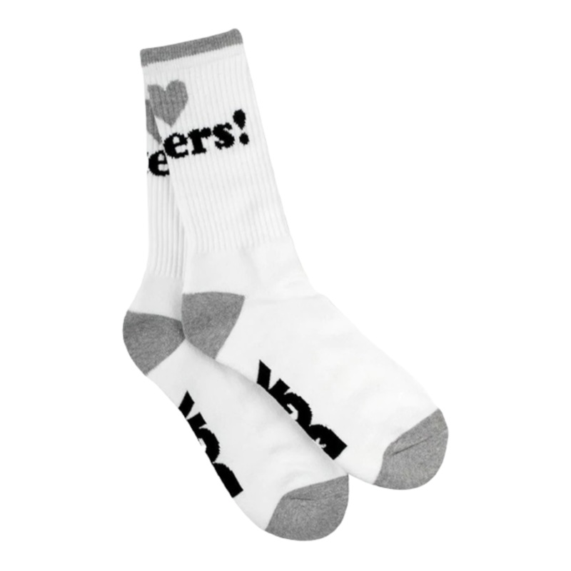 DGK Motivation Crew Socks White OS