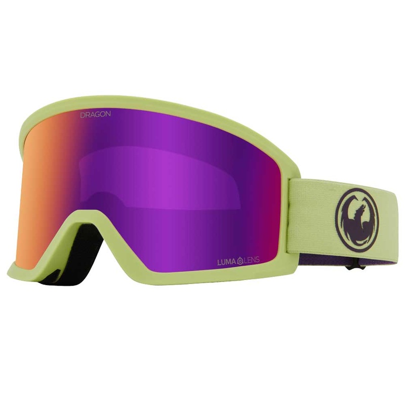 Dragon DX3 Plus OTG Snowboard Goggles 2025 – Matcha/Lumalens Purple Ion + Bonus Lens Lumalens Midnight Matcha Purple