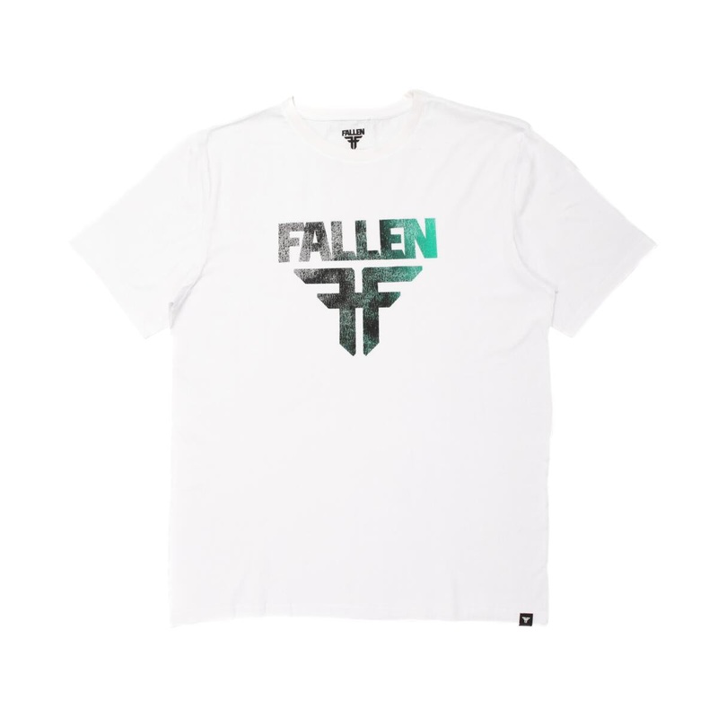 Fallen Insignia tee – White/Gradient S